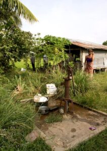 Eau plus près des khmers