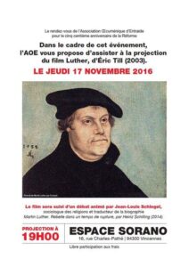 La Réforme aura 500 ans en 2017