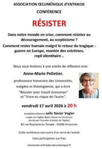 Résister par Anne-Marie Pelletier